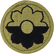 9th Infantry Division OCP Scorpion Shoulder Patch With Velcro